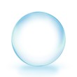 glass ball Blue