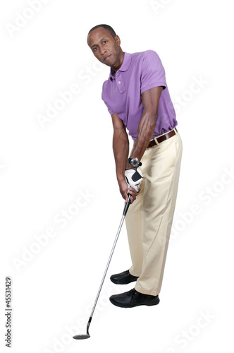 Photo: Man Golfer Man Golfer