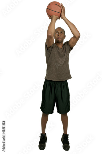 Photo: Black Man Basketball Player Black Man Basketball Player