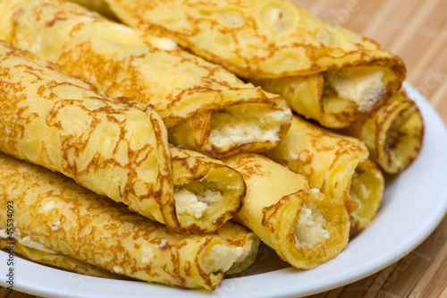 Photo: Blintzes (cheese pancakes) Blintzes (cheese pancakes)