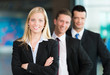 Freundliche Business-Gruppe