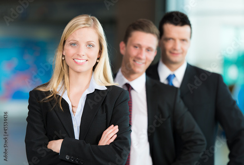 Photo: Freundliche Business-Gruppe Freundliche Business-Gruppe