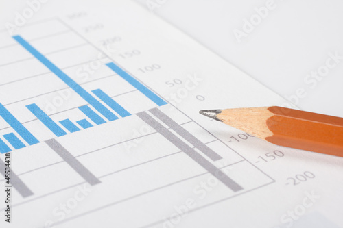 Photo: Business report analyze Business report analyze