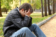 sad young man