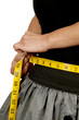 Woman Measuring Her Waist