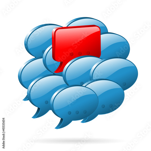 Vector: Special Opinion - Social Media Concept Special Opinion - Social Media Concept