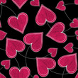 Seamless Paired Heart Background