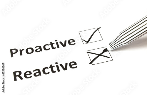 Photo: Chalk drawing - Reactive or proactive Chalk drawing - Reactive or proactive