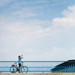 Background for poster or advertisment pertaining to cycling