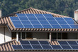 Photo: House with solar panels House with solar panels