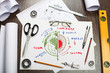 Tools and papers on the table