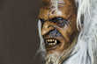 Satanic wooden mask of the companion St. Nicholas in Austria