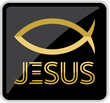 vector Jesus fish symbol