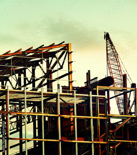 Photo: steel construction steel construction