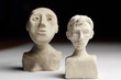 Statuettes - bustes en argile