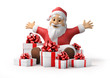 Santa Claus with gifts
