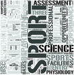 Sport and ExerciseScience Word Cloud Concept