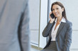 Woman or Businesswoman Using Cell Phone