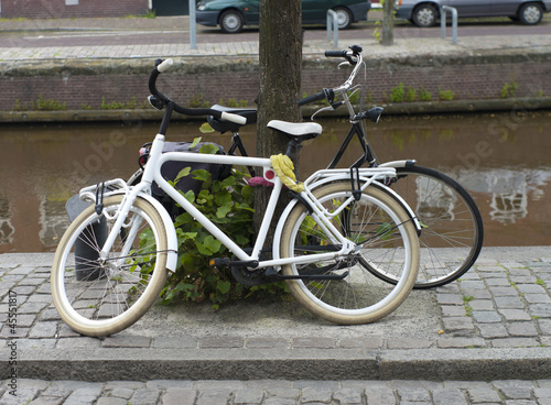 Photo: two bicycles two bicycles