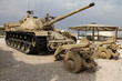 Patton tank with  mine detonating system, 1975