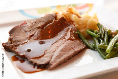 Photo: Roast Beef Dinner Roast Beef Dinner