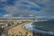 Barceloneta beach in Barcelona,Spain