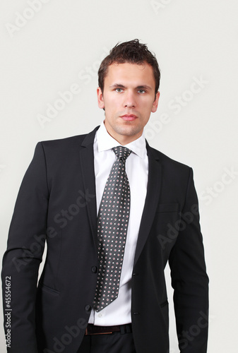 Photo: Serious young businessman Serious young businessman