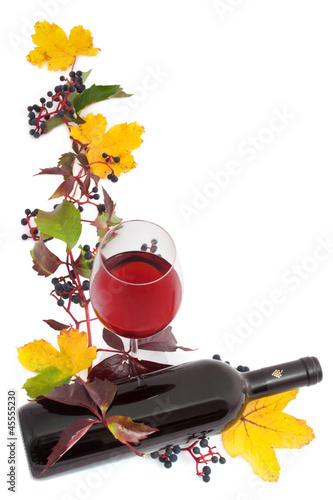 Photo: Wein - 003 - Rotwein - Rahmen Wein - 003 - Rotwein - Rahmen