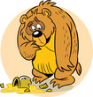 Frustrated bear
