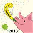 Viel Schwein im Neuen Jahr 2013