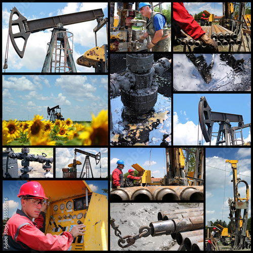 Photo: Oil And Gas Industry - Collage Oil And Gas Industry - Collage