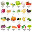 Set Vegetable With Calories On... Set Vegetable With Calories On...
