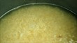 Rice noodles being added to boiling water