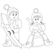 children-coloring book