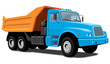 Vector isolated dump truck