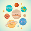 Vector: Cute planet Cute planet
