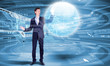 Internet concept of global technology