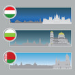 Vektor: Travel banners Travel banners