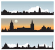 Vektor: Silhouette of the city Silhouette of the city