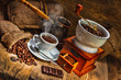 grinder and other accessories for the coffee