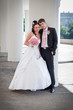 beautiful groom and bride