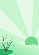 Reeds and sun