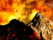 Volcanic eruption