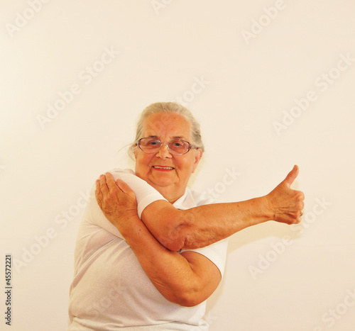 Photo: Sportliche Seniorin Sportliche Seniorin