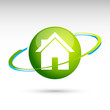 Vector: Logo maison énergie Logo maison énergie