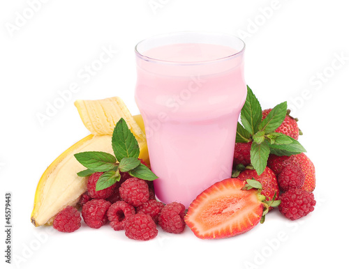 Photo: Fresh fruits with bananas Fresh fruits with bananas