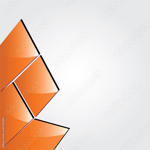 Vector: Vector orange abstract brochure design Vector orange abstract brochure design