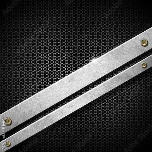 Illustration: Hexagons Metal Template Hexagons Metal Template