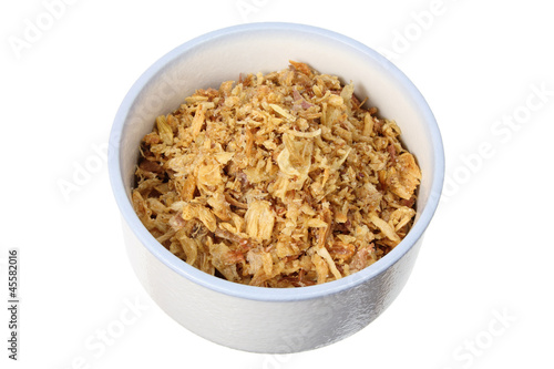 Photo: Fried Onions in Bowl Fried Onions in Bowl