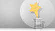 Video: Star award on pedestal Star award on pedestal